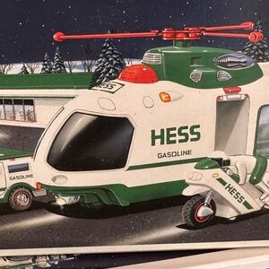 Hess Truck -2001 HELICOPTER W/MOTORCYCLE & CRUISER